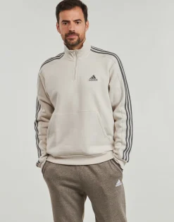 Adidas Sportswear - Essentials Fleece 3-Stripes 1/4-Zip Sweatshirt