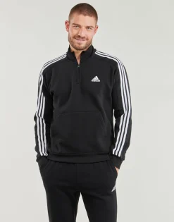 Adidas Sportswear - Essentials Fleece 3-Stripes 1/4-Zip Sweatshirt