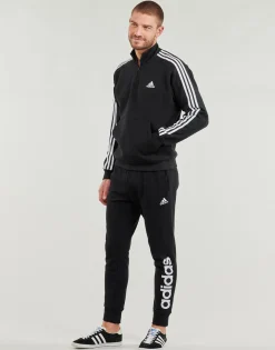 Adidas Sportswear - Essentials Fleece 3-Stripes 1/4-Zip Sweatshirt