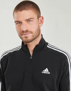 Adidas Sportswear - Essentials Fleece 3-Stripes 1/4-Zip Sweatshirt