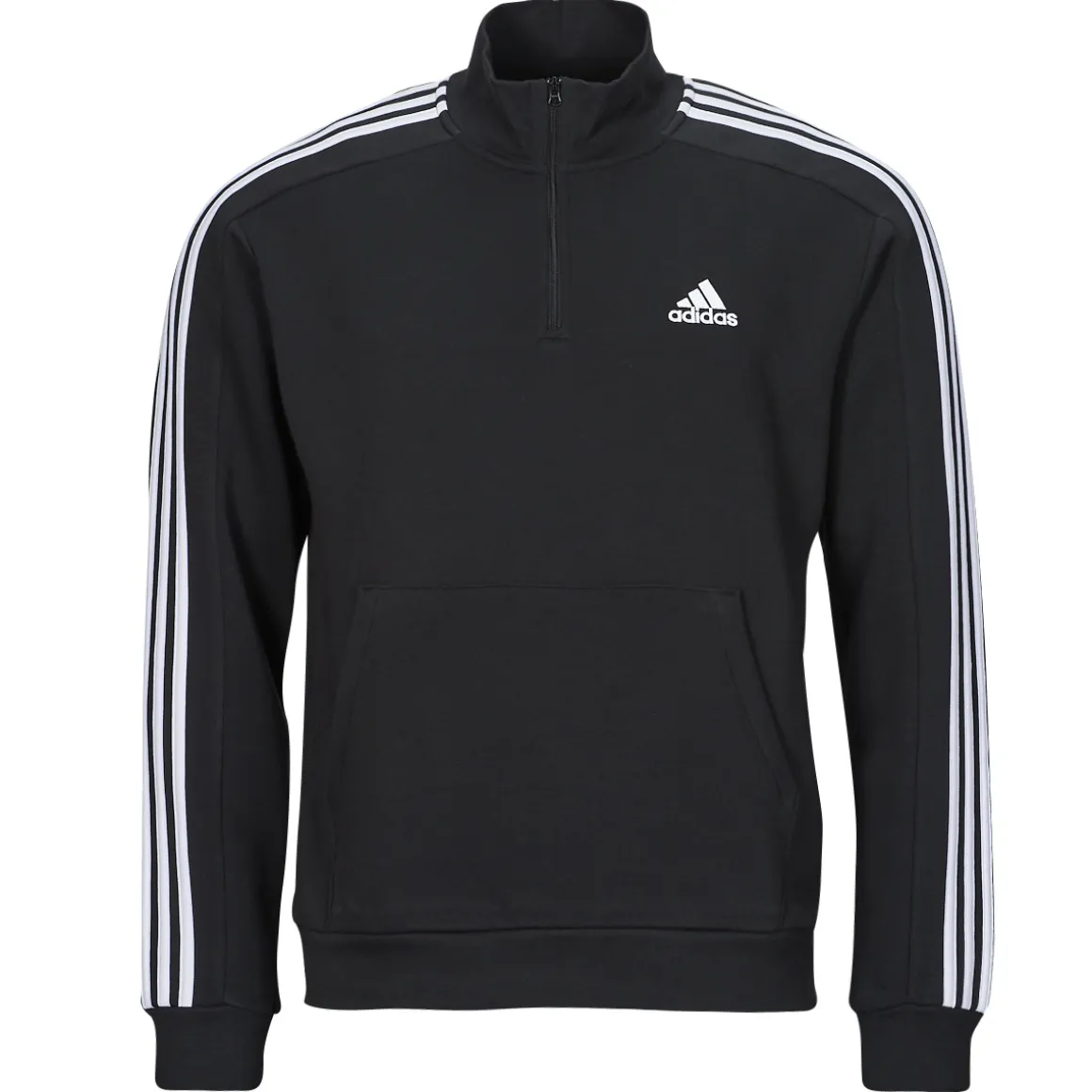Adidas Sportswear - Essentials Fleece 3-Stripes 1/4-Zip Sweatshirt