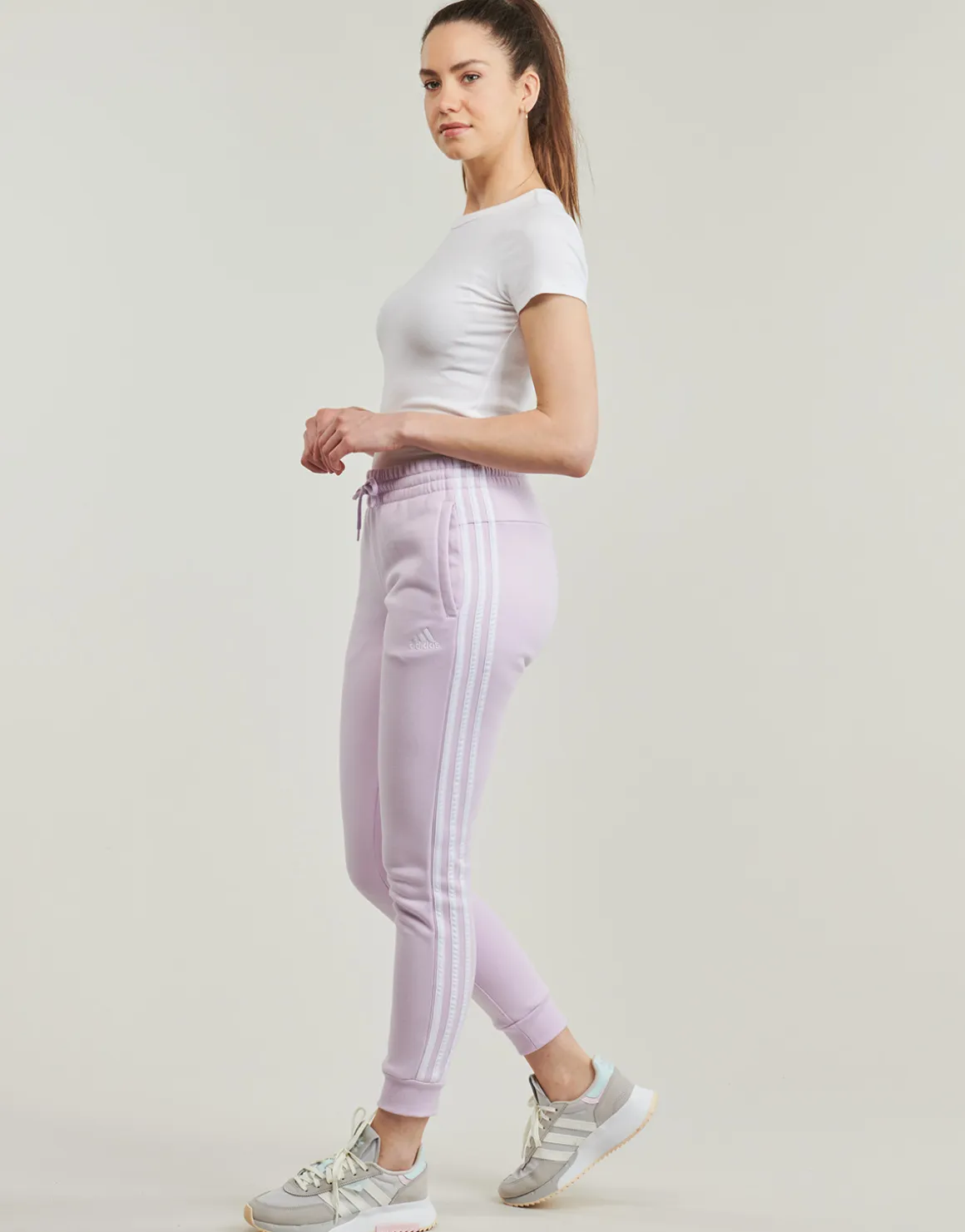 Adidas Sportswear - Essentials 3-Stripes Fleece Joggers
