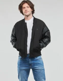 Calvin Klein Jeans - FAUX LEATHER BOMBER JACKET