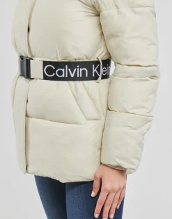 Calvin Klein Jeans - LOGO BELT WAISTED SHORT PUFFER