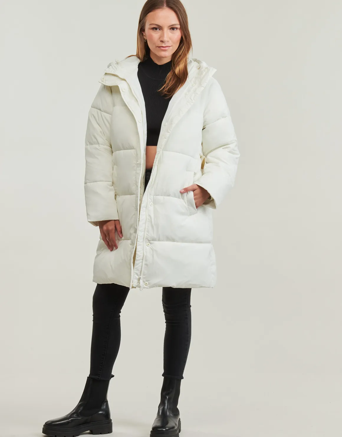 Calvin Klein Jeans - LOGO BELT LONG PUFFER