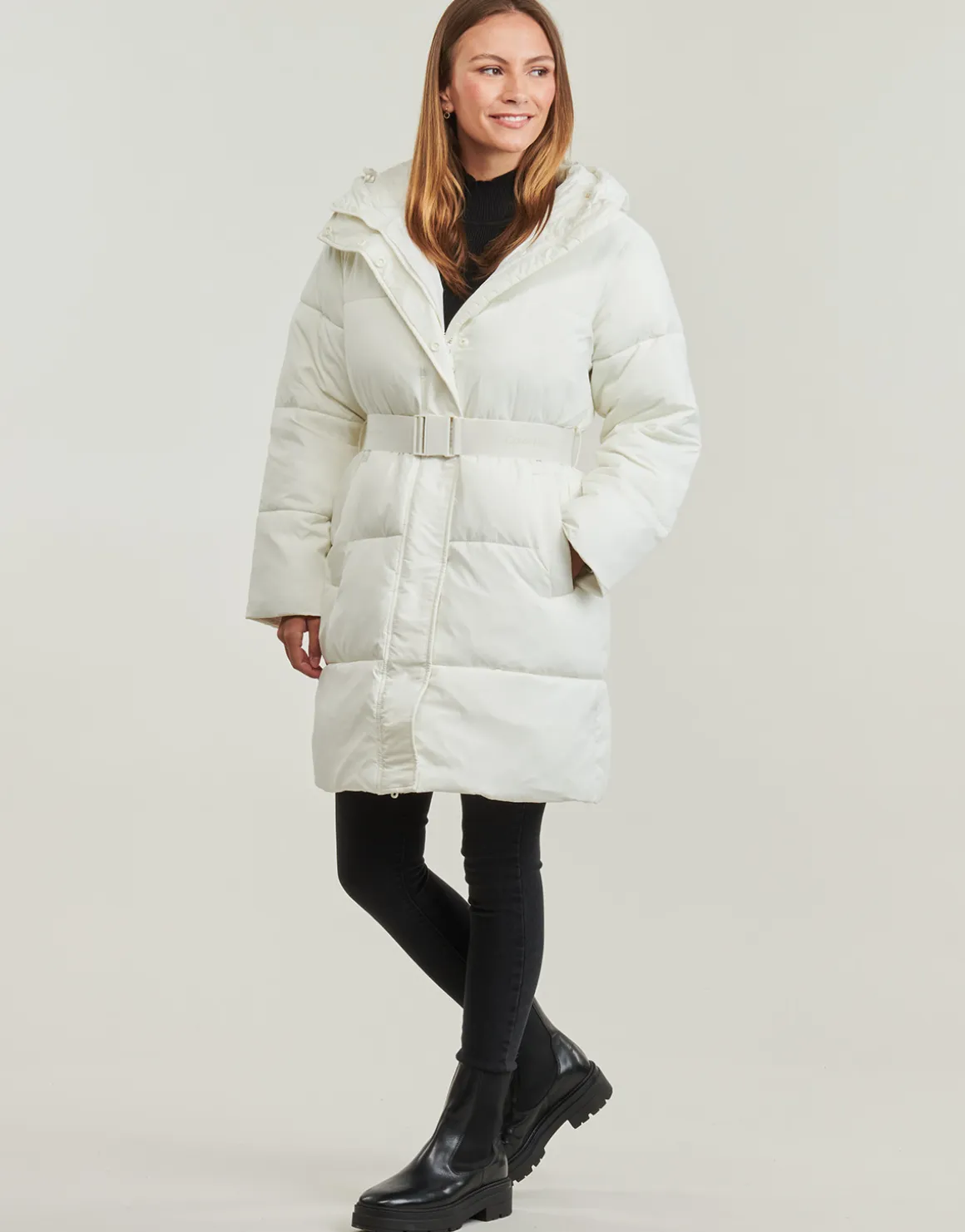 Calvin Klein Jeans - LOGO BELT LONG PUFFER