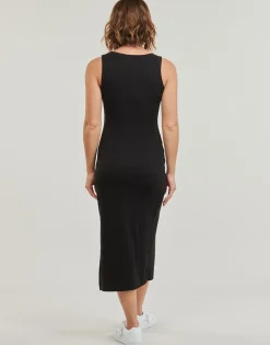 Calvin Klein Jeans - SEAMING LONG RIB DRESS