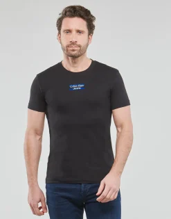Calvin Klein Jeans - TRANSPARENT STRIPE LOGO TEE