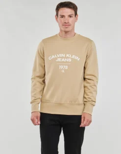 Calvin Klein Jeans - VARSITY CURVE CREW NECK