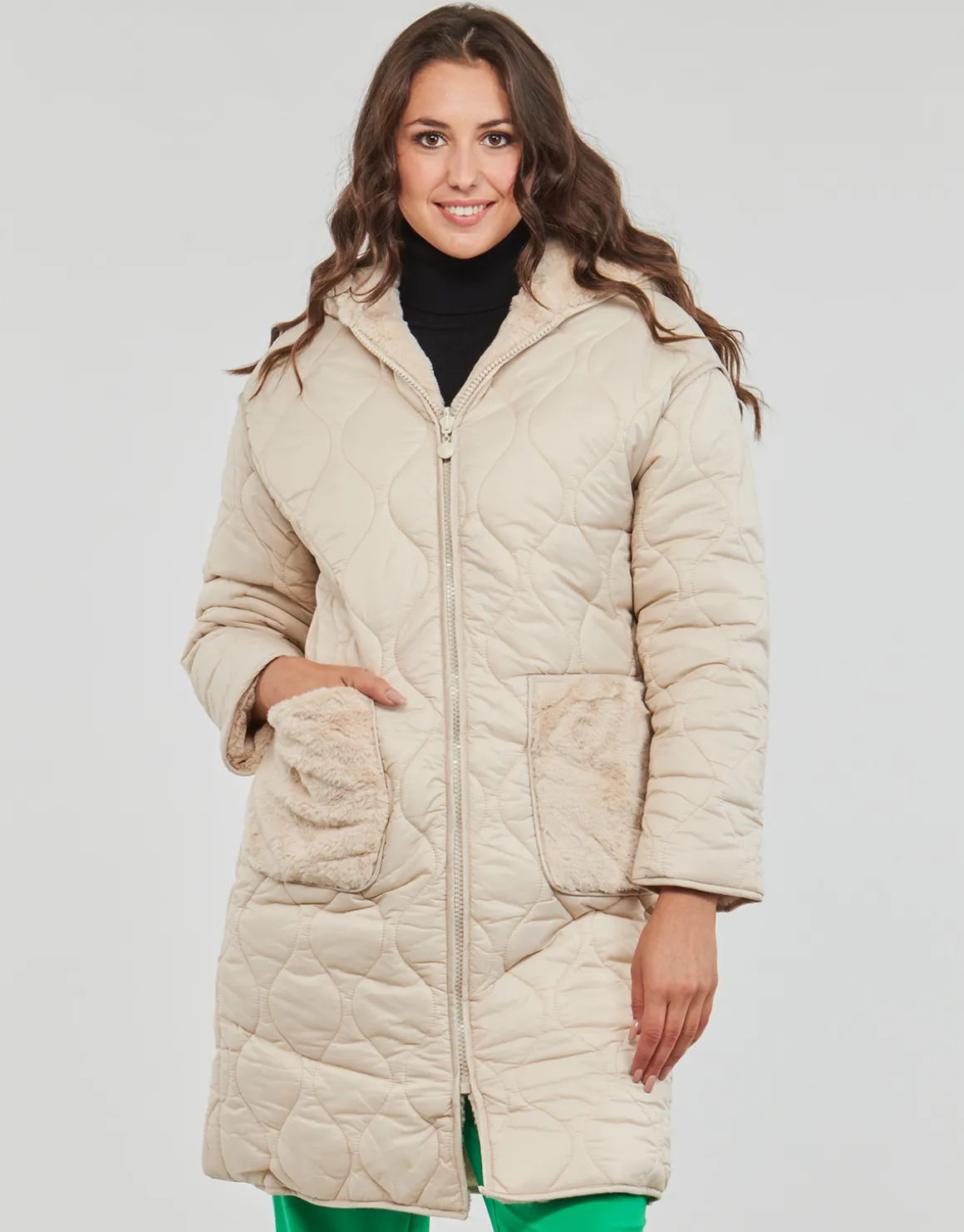 Derhy - FAUSTINE PARKA REVERSIBLE