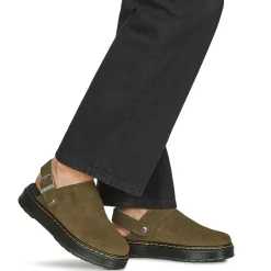Dr. Martens - Brookline Mule DMs Olive Bronx Suede