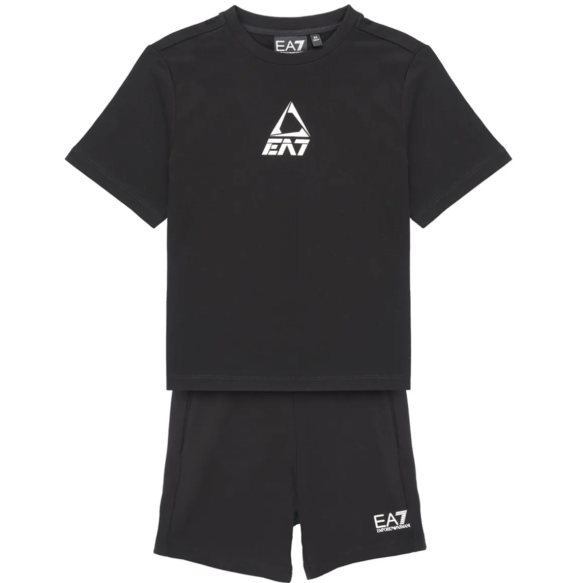 Emporio Armani EA7 - TRAIN LOGO SERIES BOY KIT TEE-SHORTS FREE