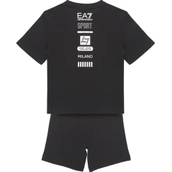 Emporio Armani EA7 - TRAIN LOGO SERIES BOY KIT TEE-SHORTS FREE