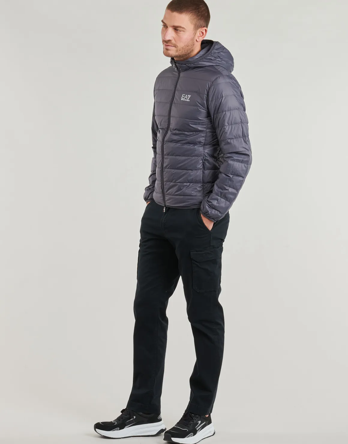 Emporio Armani EA7 - TRAIN CORE ID DOWN LIGHT JACKET HOODIE CC 8NPB24