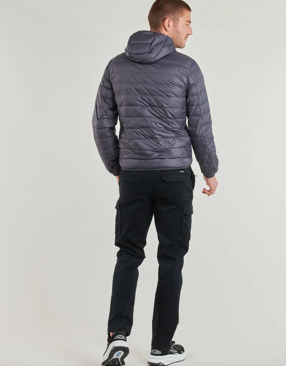 Emporio Armani EA7 - TRAIN CORE ID DOWN LIGHT JACKET HOODIE CC 8NPB24