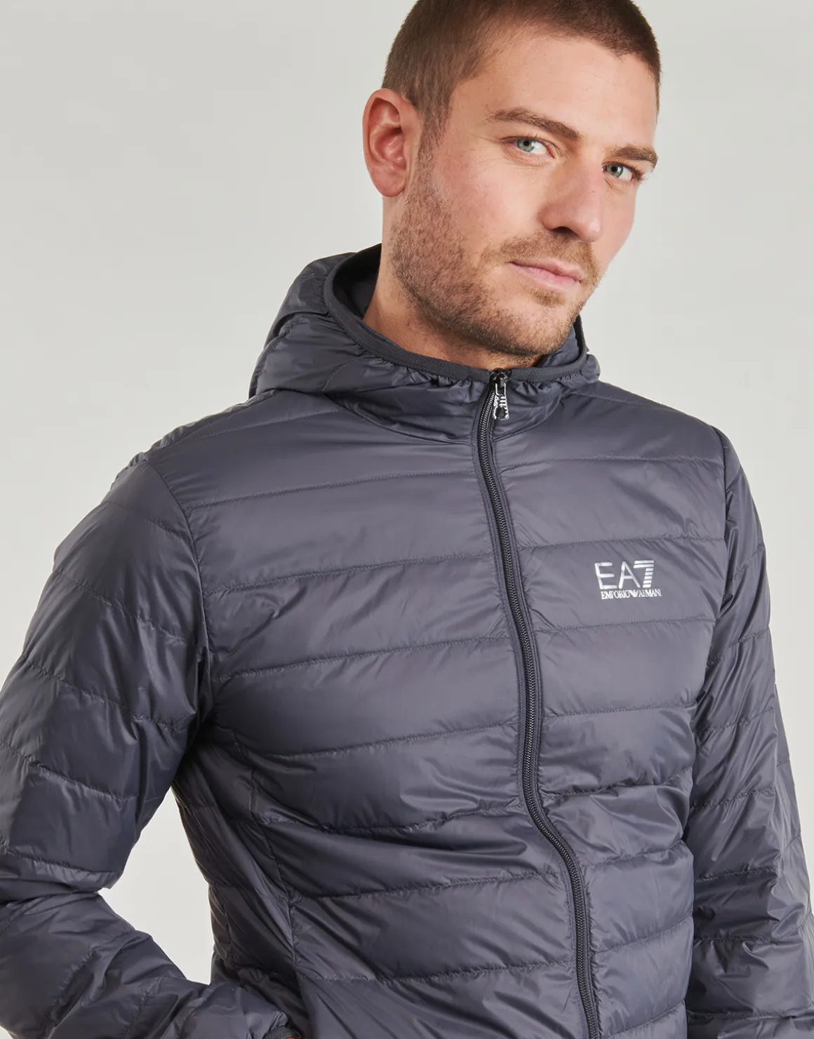 Emporio Armani EA7 - TRAIN CORE ID DOWN LIGHT JACKET HOODIE CC 8NPB24