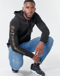 Emporio Armani EA7 - TRAIN LOGO SERIES M HOODIE RN COFT