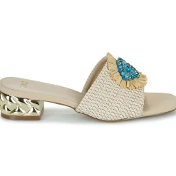 Exé Shoes - KATY-424-RAFFIA-BEIGE