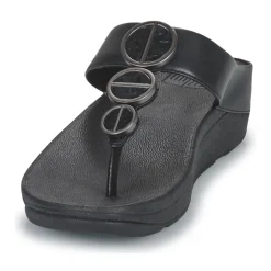 FitFlop - HALO METALLIC-TRIM TOE-POST SANDALS