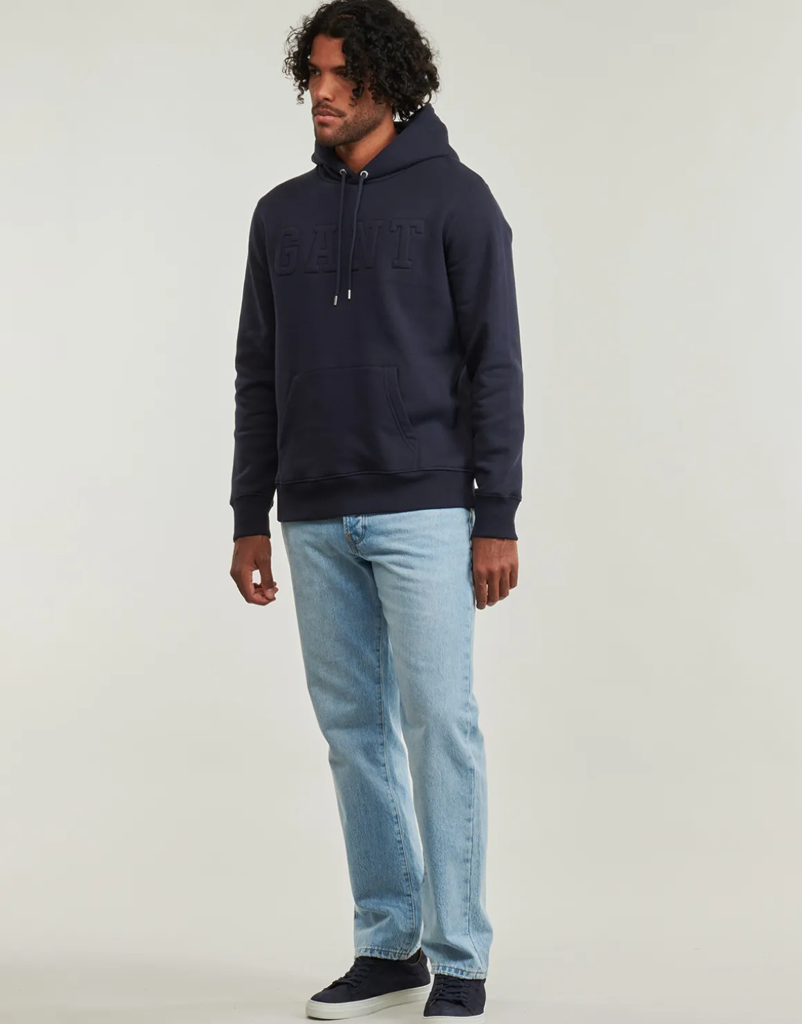 Gant - EMBOSSED SWEAT HOODIE