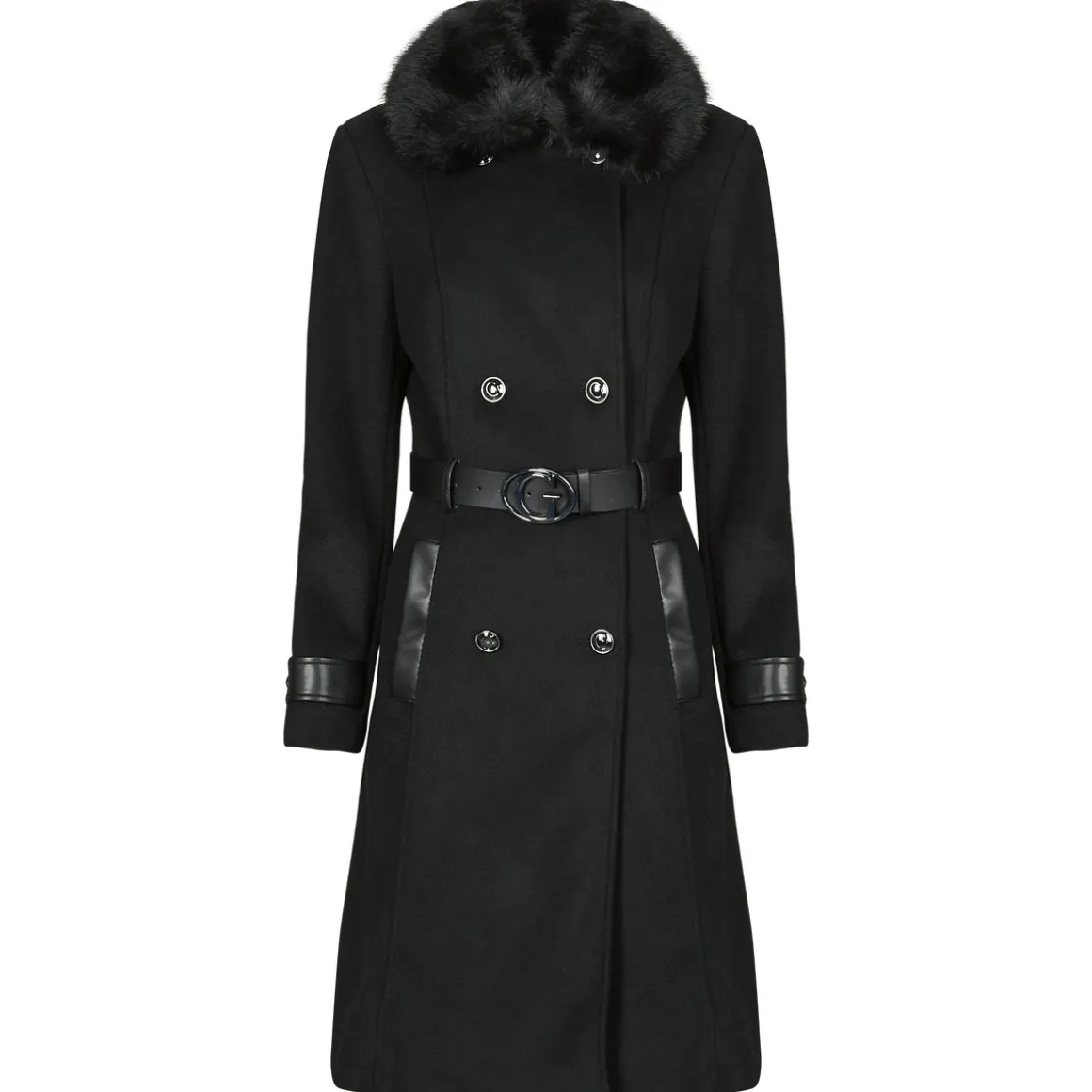 Guess - AMELIA DOUBLE BREAST BELT COAT