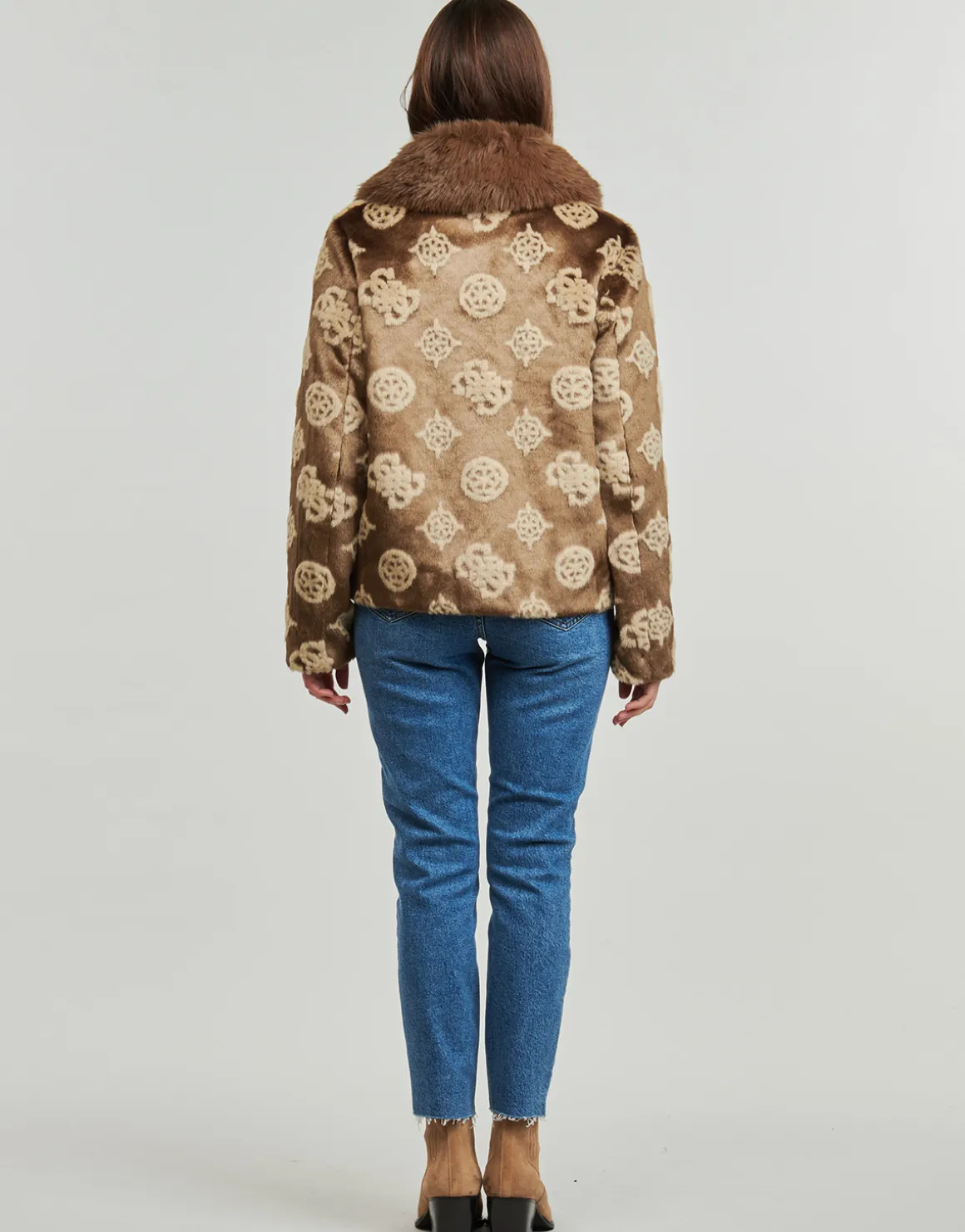 Guess - KARINE FUR LOGO JKT