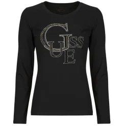 Guess - LS RN GUESS STUDDED LOGO TEE