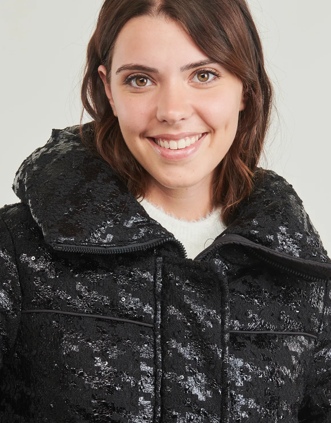 Guess - MELIE HOUNDSTOOTH PUFFER