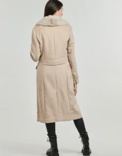 Guess - NANCY FIT COAT FAUX FUR COLLAR