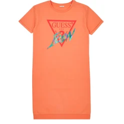 Guess - ROLLED UP SLEEVES TERRY DRESS