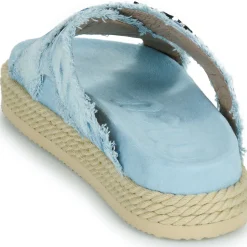 Mou - CRISS-CROSS ROPE SANDAL PAINTE