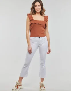 Noisy May - NMSALLIE HW KICK FLARED JEANS VI163BW S*