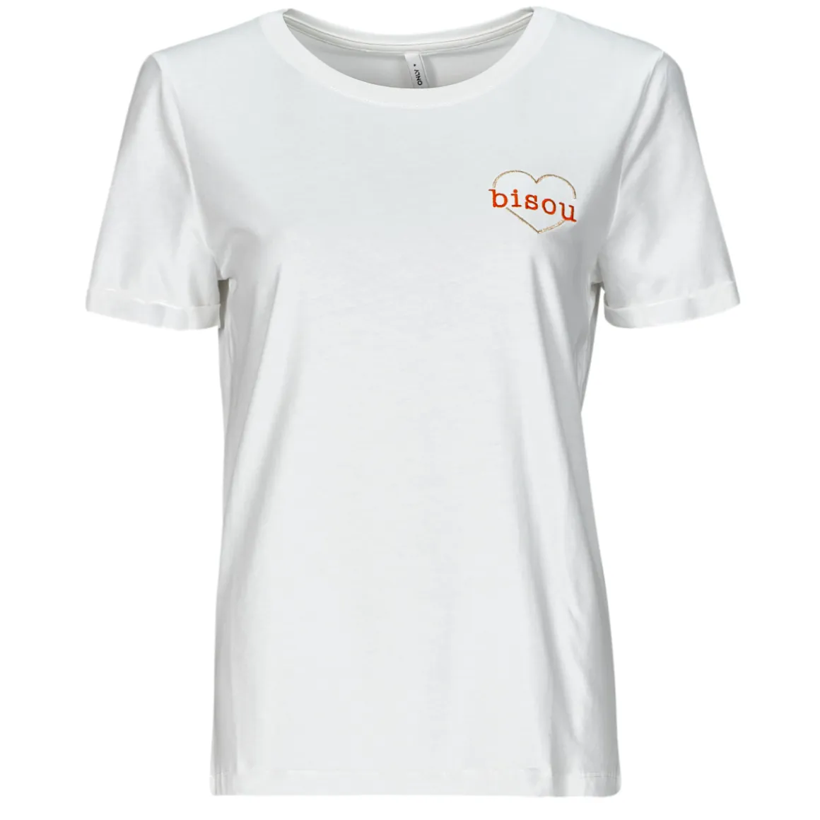 Only - ONLBEATE LIFE S/S HEART TOP CS JRS