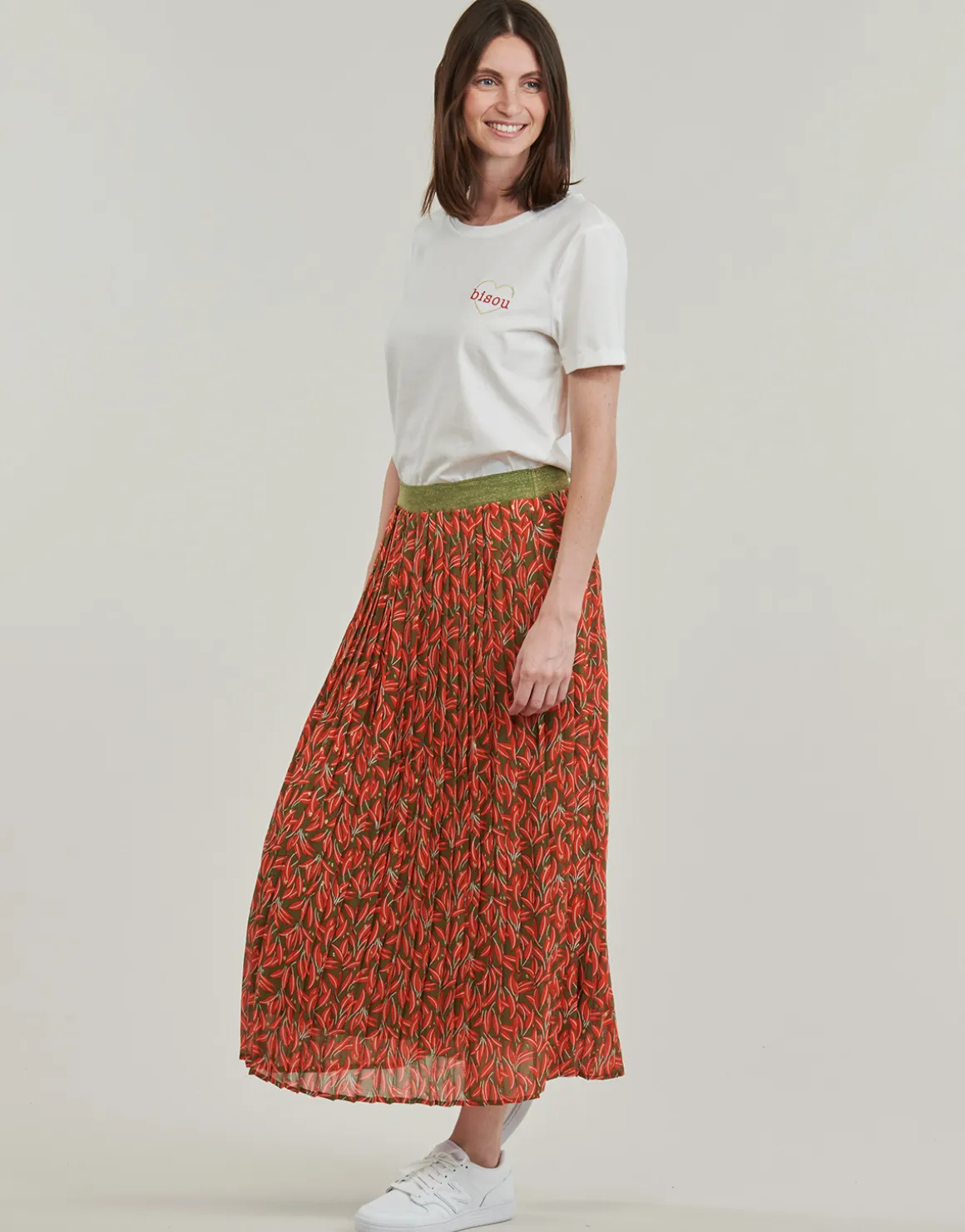 Only - ONLBEATE LIFE S/S HEART TOP CS JRS