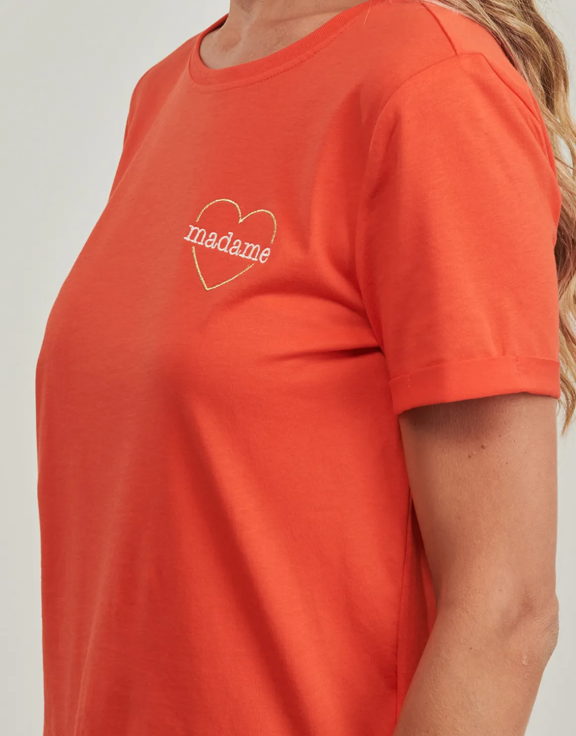 Only - ONLBEATE LIFE S/S HEART TOP CS JRS