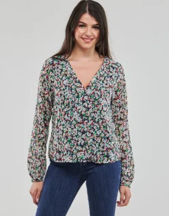 Only - ONLDANIELLE FR L/S V-NECK LUREX TOP PTM