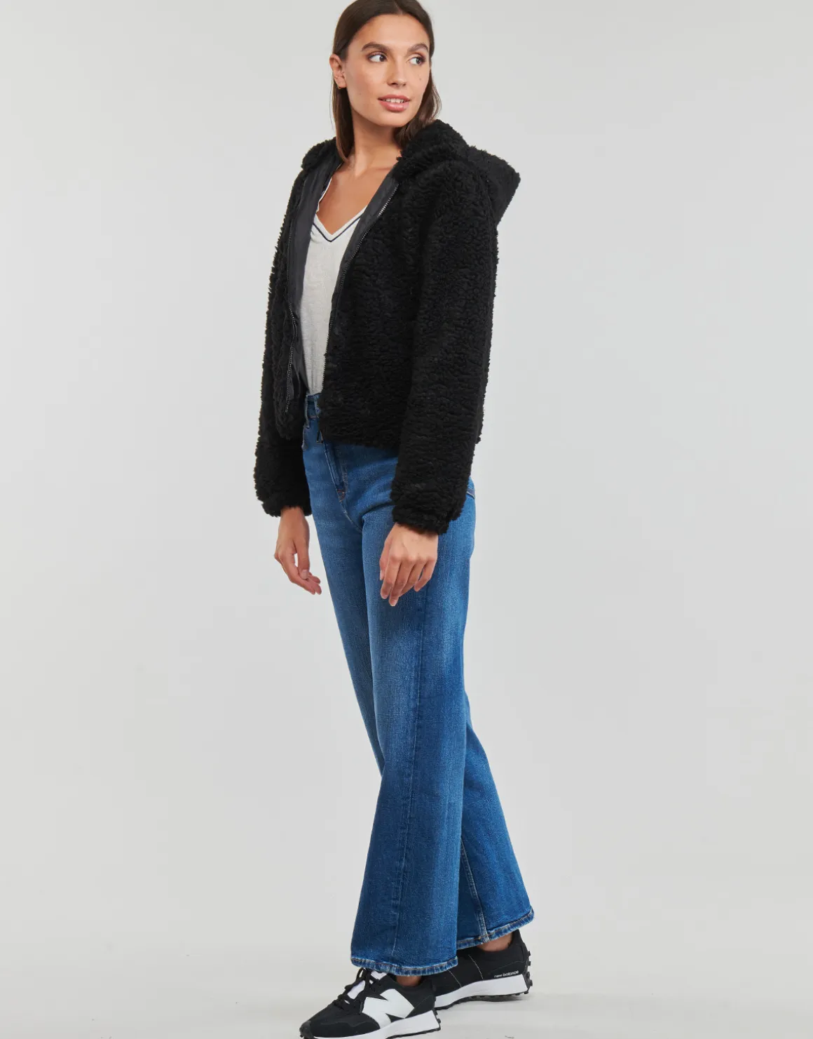 Only - ONLELLIE SHERPA HOODED JACKET CC OTW