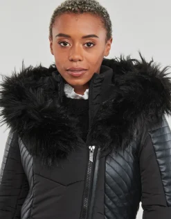 Only - ONLNEWLINETTE FUR HOOD COAT OTW