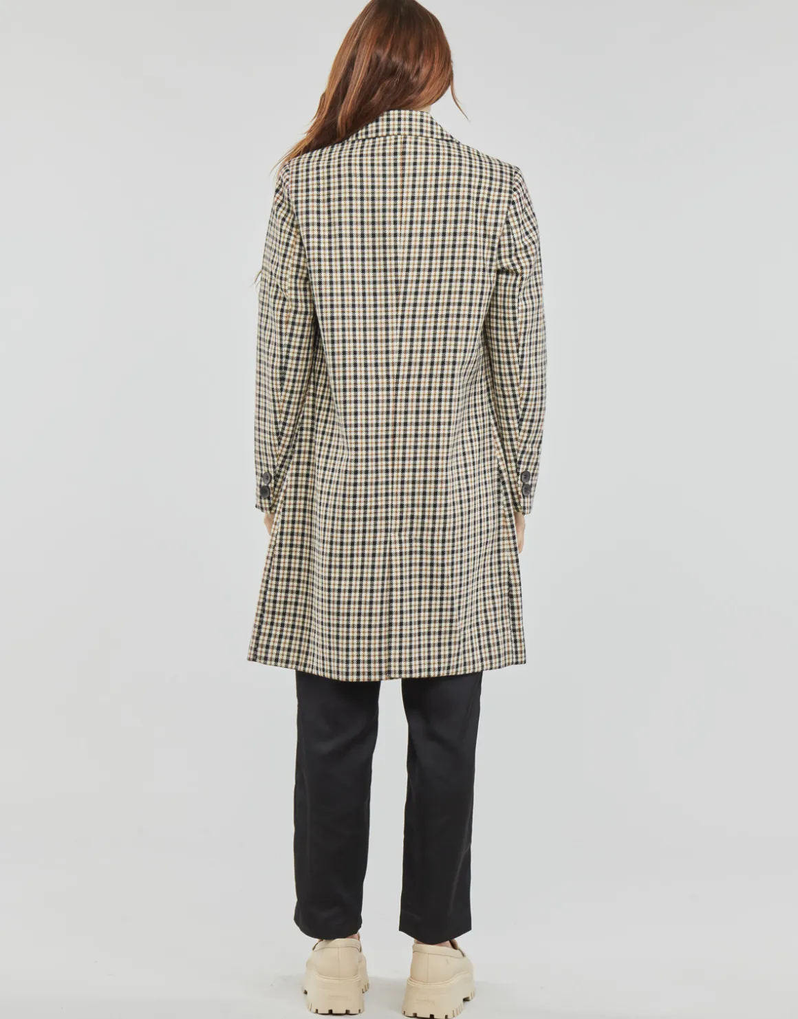 Only - ONLNORMA ASTRID CHECK COAT CC OTW
