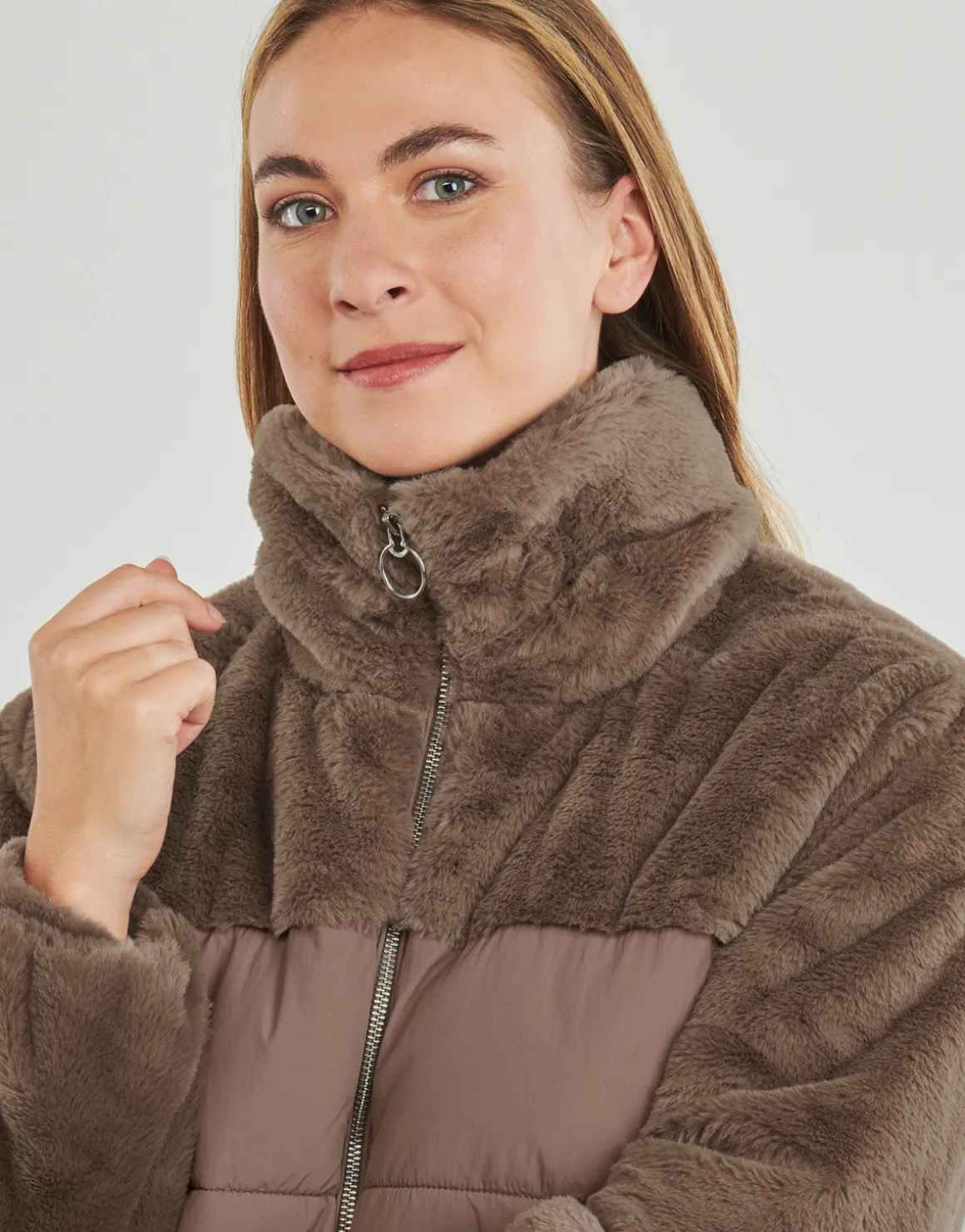 Only - ONLWANJA FUR PUFFER MIX COAT CC OTW