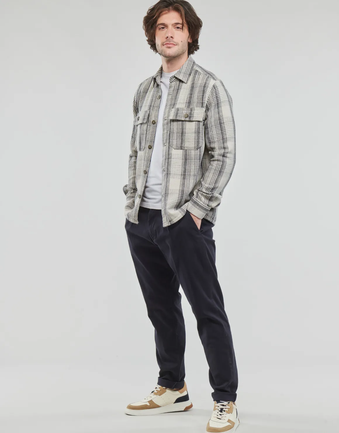 Only & Sons - ONSSCOTT LS CHECK FLANNEL OVERSHIRT 4162