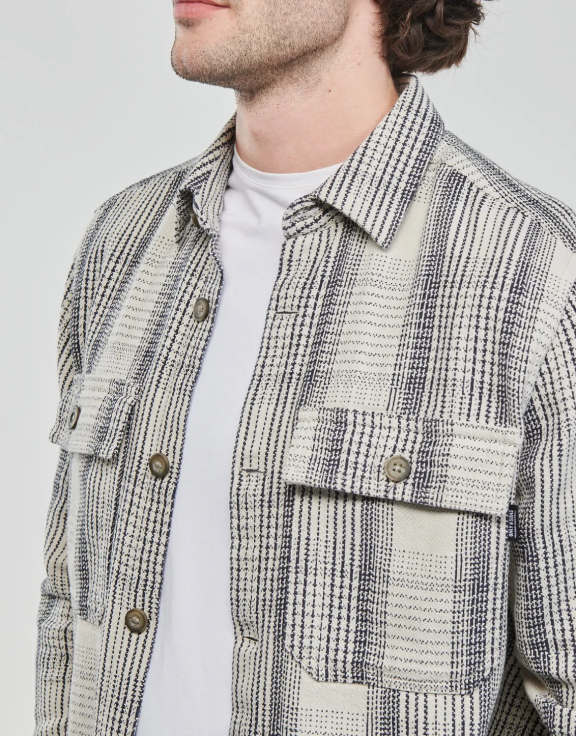 Only & Sons - ONSSCOTT LS CHECK FLANNEL OVERSHIRT 4162