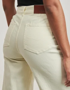 Pepe jeans - HIGH RISE WIDE CROP TANIA
