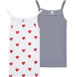 Petit Bateau - LOT X2 DEBARDEUR