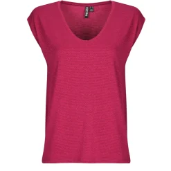 Pieces - PCBILLO TEE LUREX STRIPES