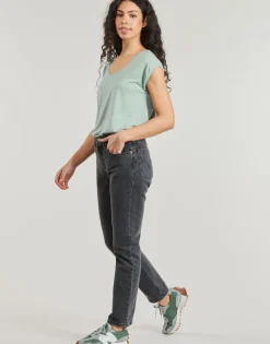 Pieces - PCBILLO TEE LUREX STRIPES