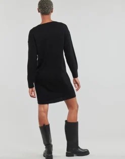 Pieces - PCJULIANA LS V-NECK KNIT DRESS NOOS BC