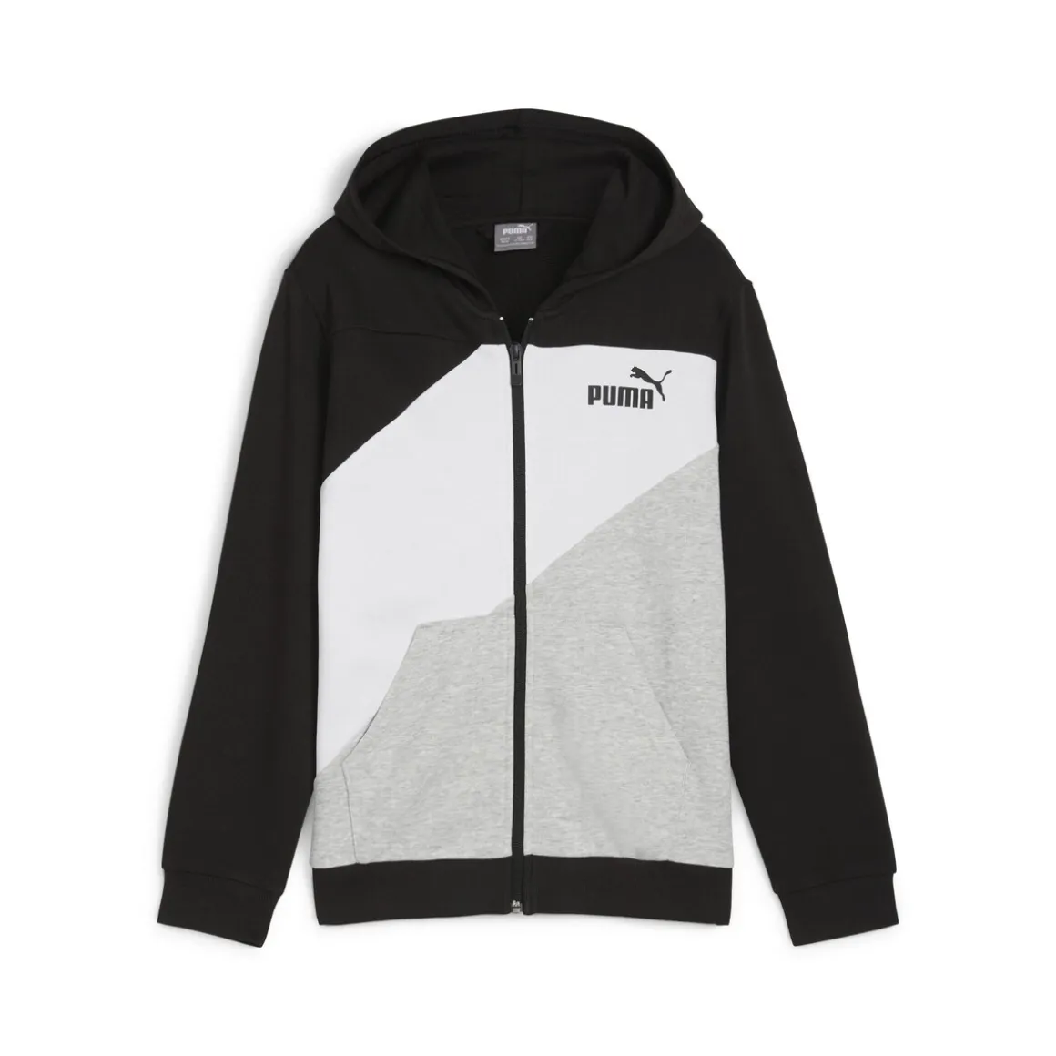 Puma - PUMA POWER COLORBLOCK FULL-ZIP HOODIE