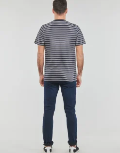 Selected - SLHANDY STRIPE SS O-NECK TEE W