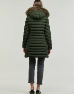 Superdry - FUJI HOODED MID FAUSSE FOURRURE